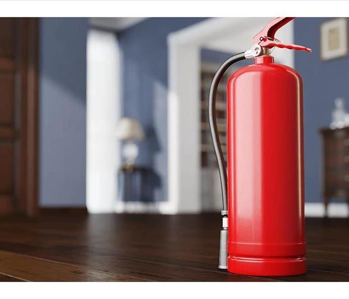 Fire extinguisher in home